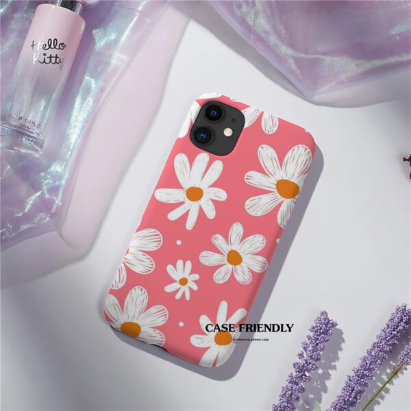 Pink Case with White Floral