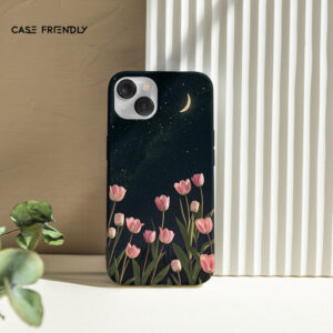 Pink Tulip Floral Case